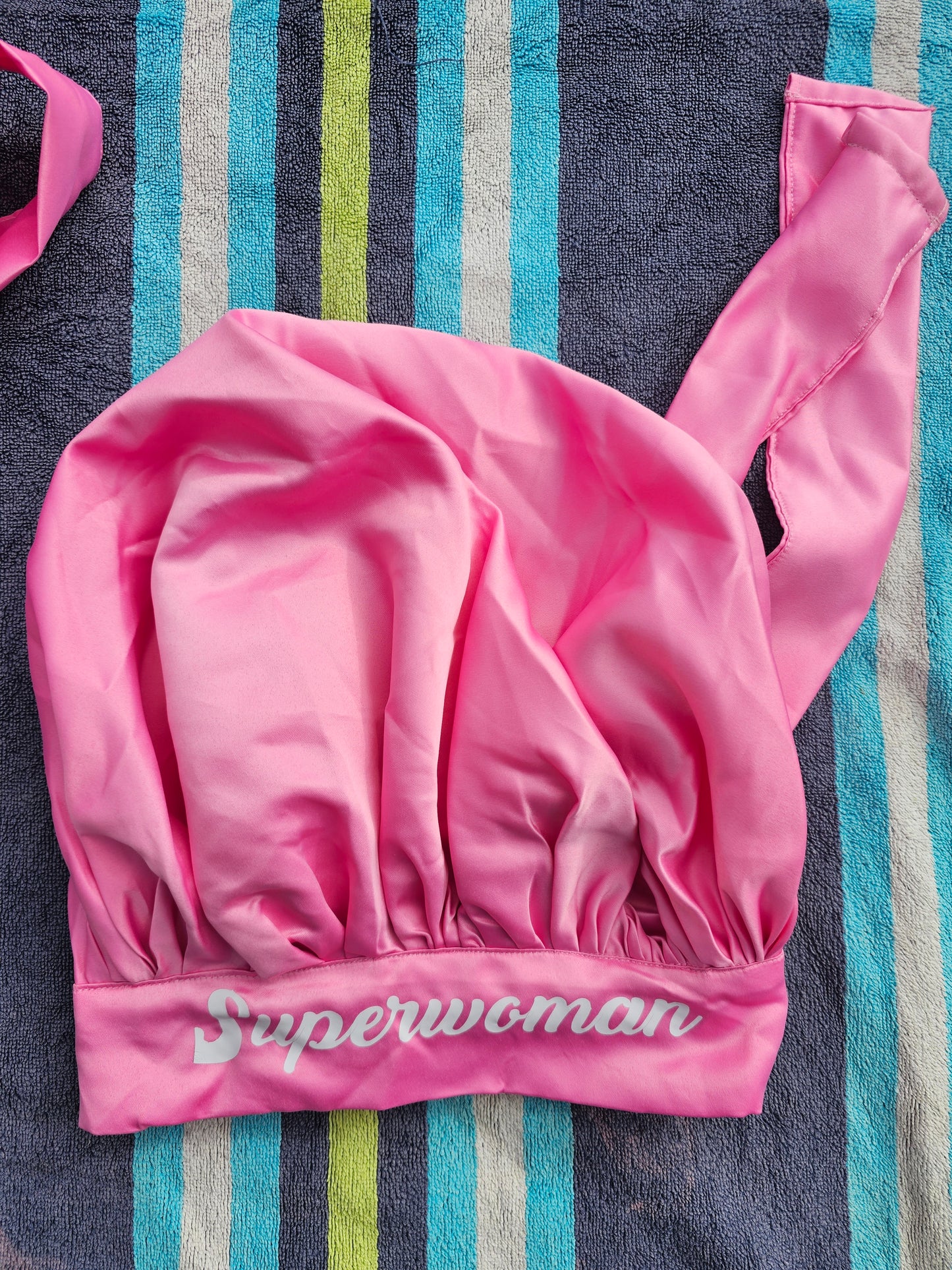 Pink wrap me bonnet