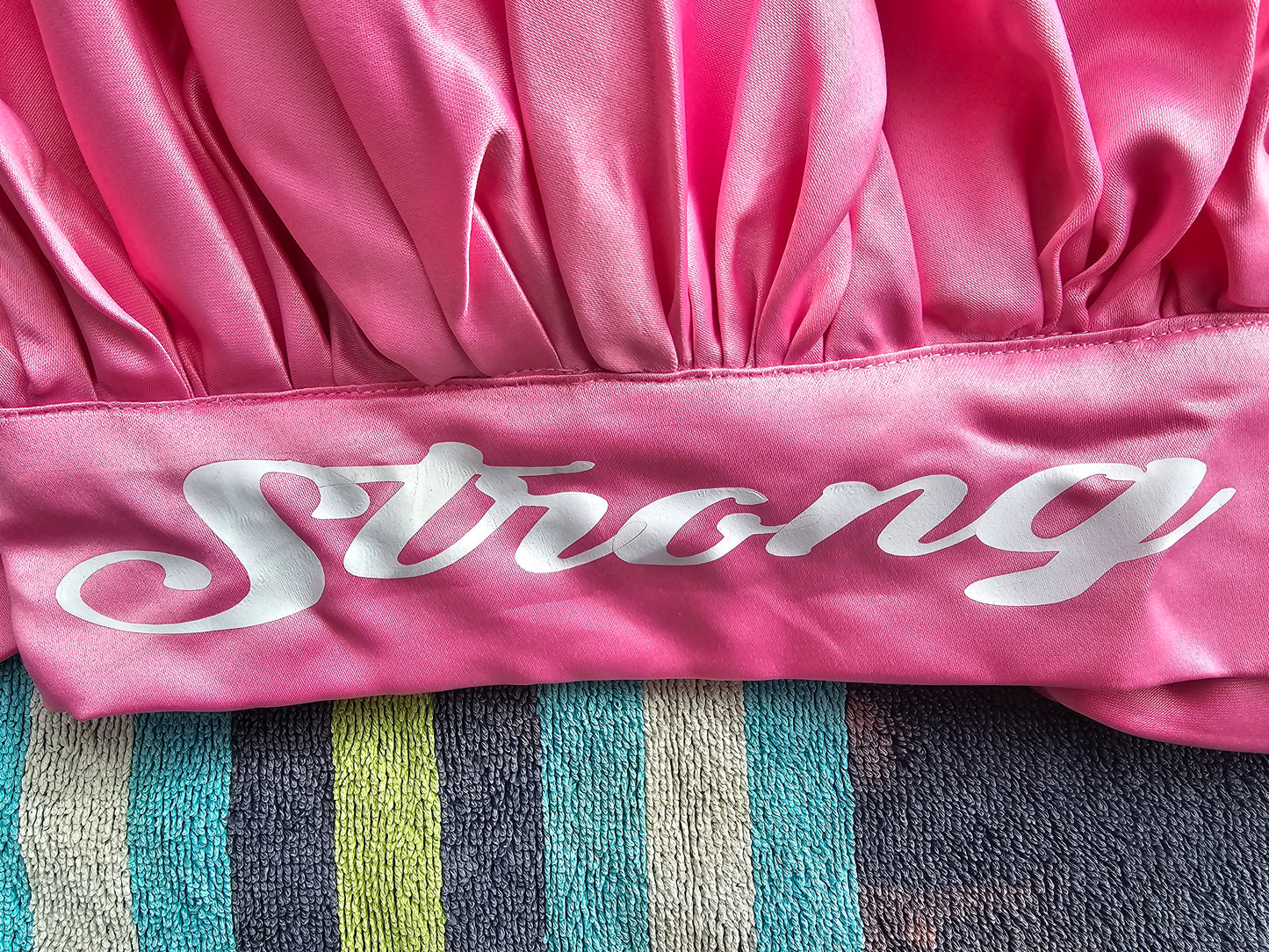 Pink wrap me bonnet