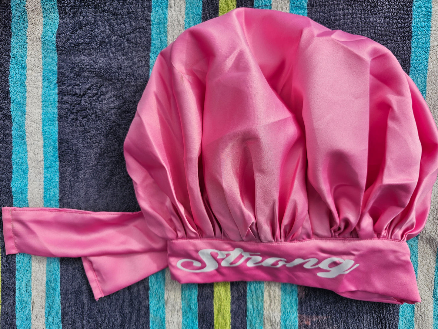 Pink wrap me bonnet