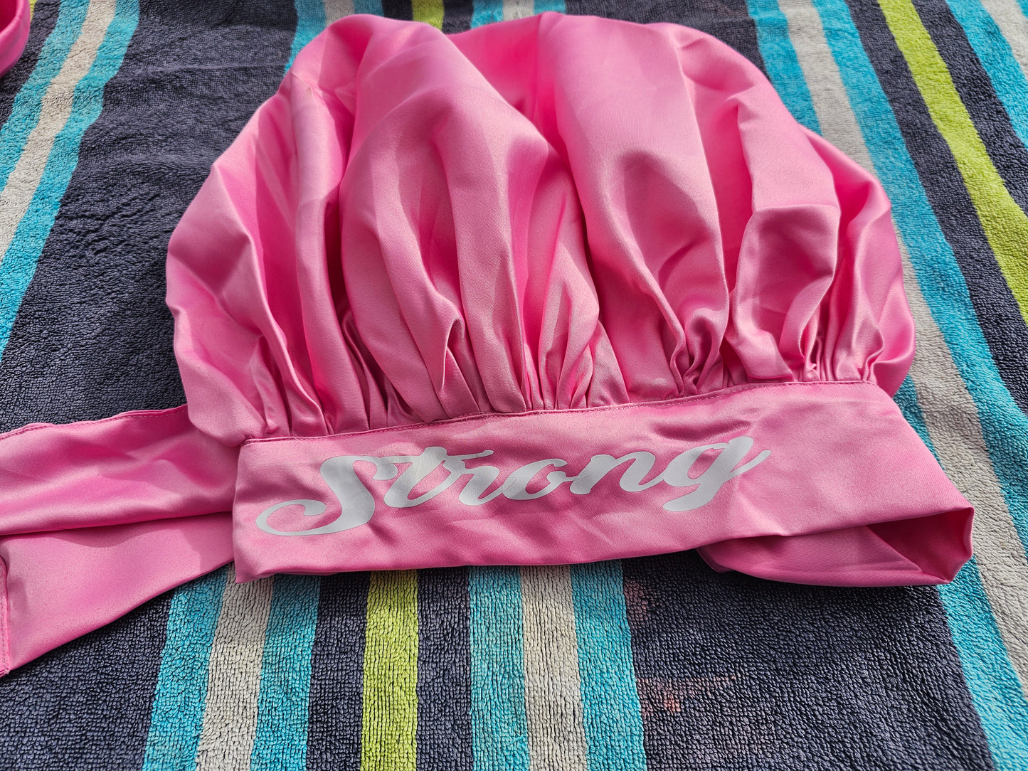 Pink wrap me bonnet