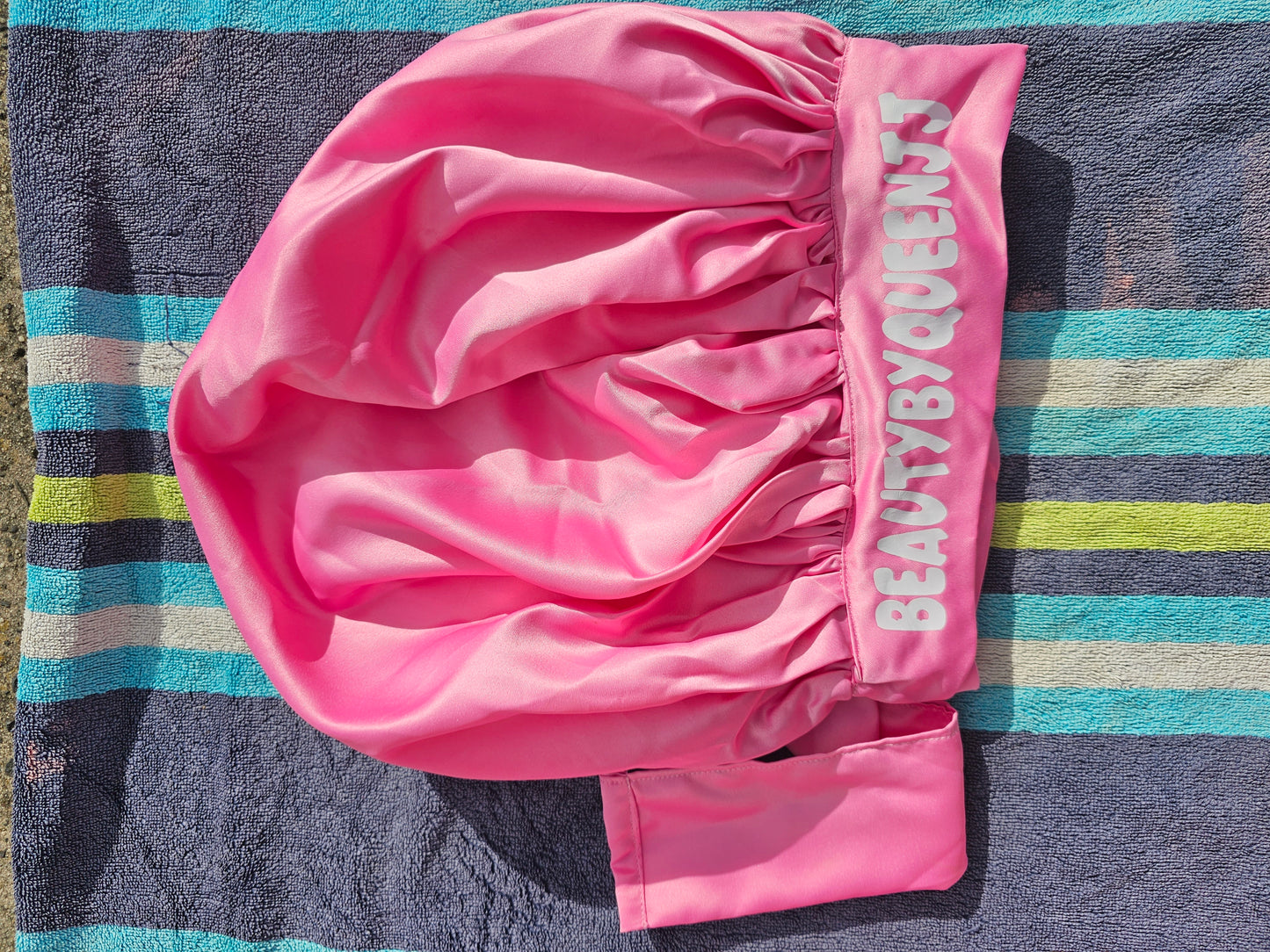 Pink wrap me bonnet