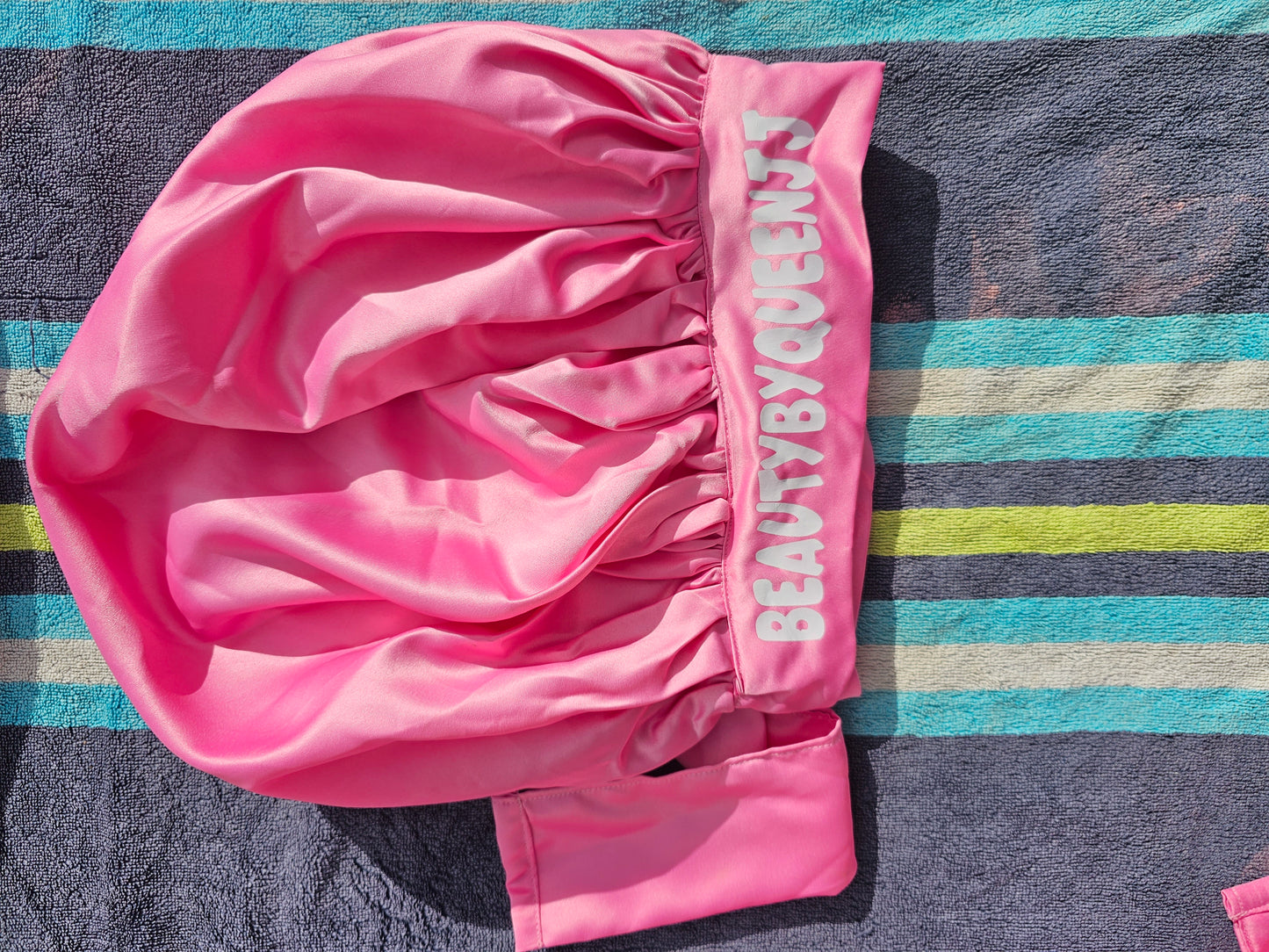Pink wrap me bonnet