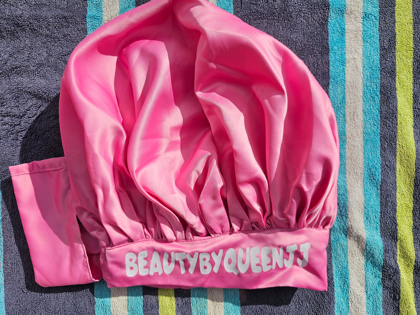 Pink wrap me bonnet