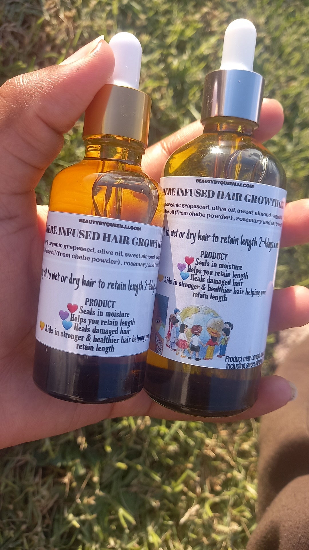 Chebe infushed hair growth oil