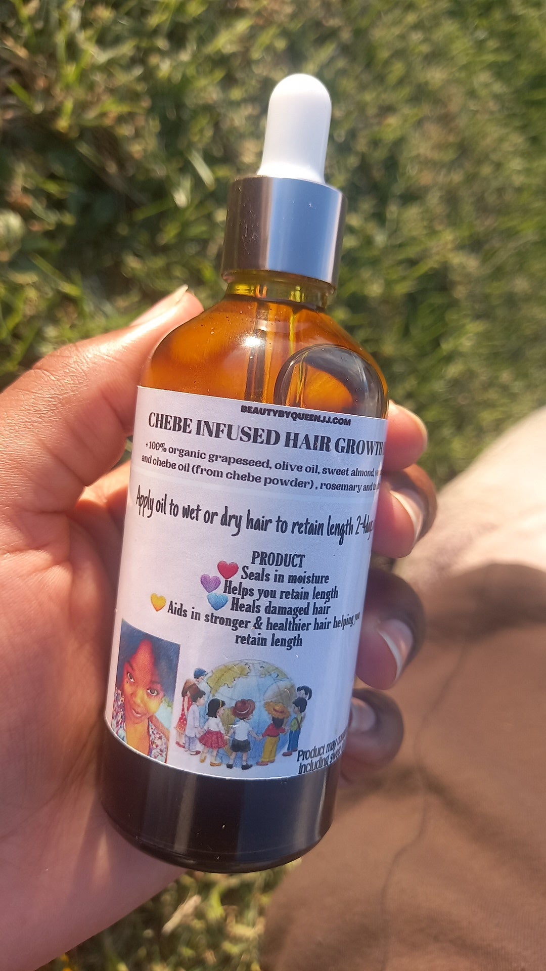 Chebe infushed hair growth oil