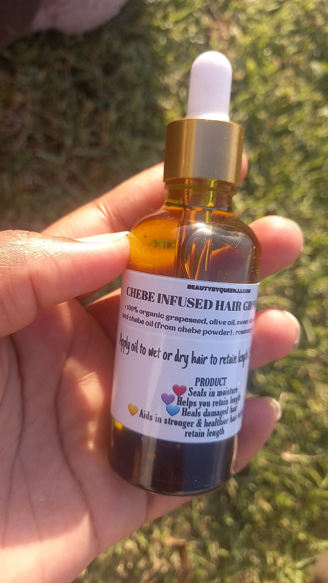 Chebe infushed hair growth oil